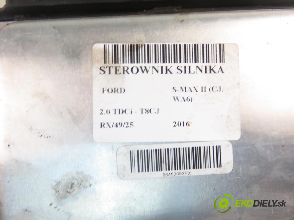 FORD S-MAX II (CJ, WA6) MINIVAN 2016 132,00 2.0 TDCi 180 - T8CJ 1997,00 Riadiaca jednotka Motor G1GA12A650FB ; DS7112B684XB