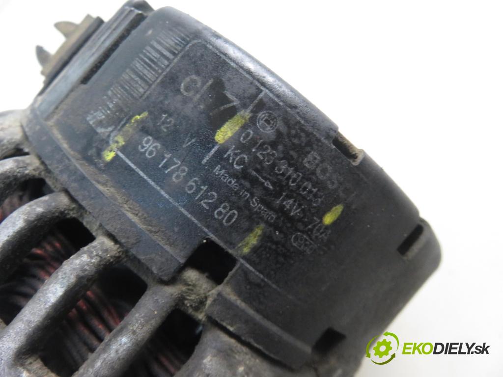 CITROEN XSARA (N1) HB 1997 66,00 1.8 i - LFX (XU7JB) 1761,00 Alternátor 0123310013 ; 9617861280 (Alternátory)