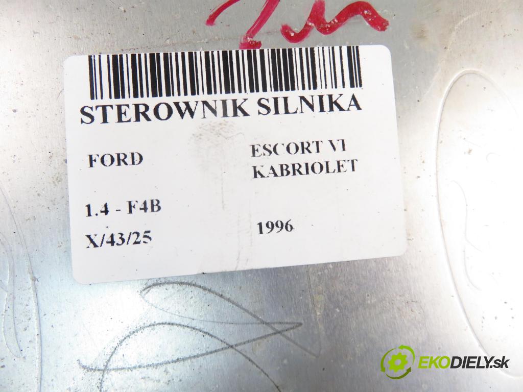 FORD ESCORT VI kаbriolet (ALL) CABRIO 1996 55,00 1.4 8V 75 - F4B 1392,00 Riadiaca jednotka Motor 94AB12A650EB