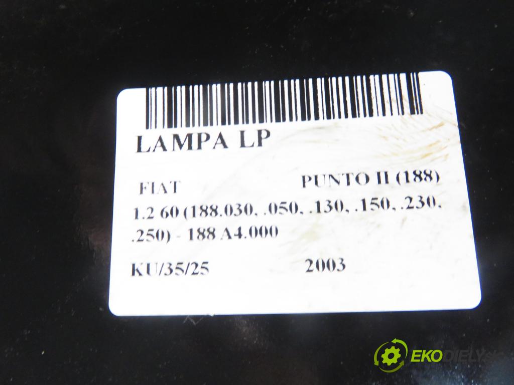 FIAT PUNTO (188_) HB 2003 44,00 1.2 60 - 188 A4.000 1242,00 světlo LP