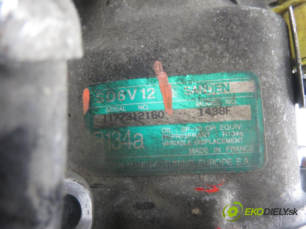 CITROEN XSARA (N1) HB 2002 80,00 1.6 16V 109 - NFU 1587,00 KOMPRESOR: klimatizácie SD6V12 (Kompresor klimatizácie)