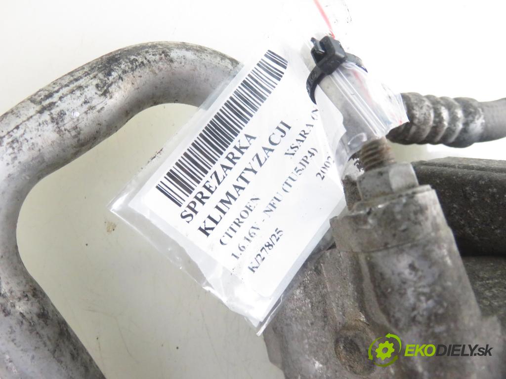 CITROEN XSARA (N1) HB 2002 80,00 1.6 16V 109 - NFU 1587,00 KOMPRESOR: klimatizácie SD6V12 (Kompresor klimatizácie)