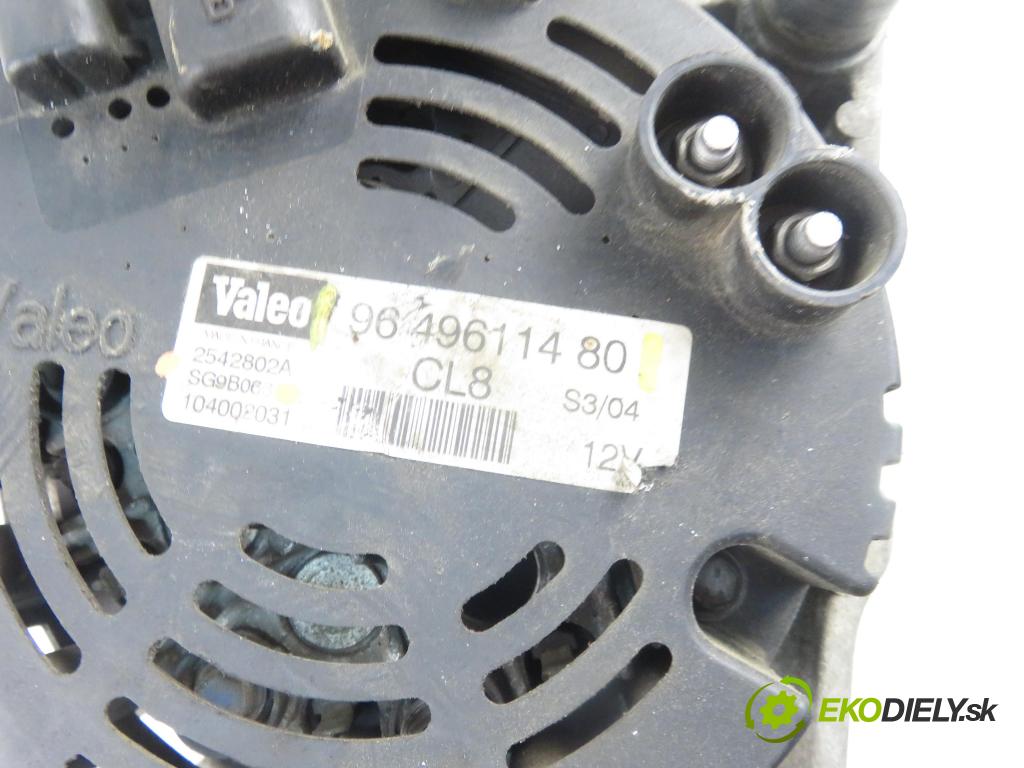 PEUGEOT 307 Break (3E) HB 2003 0,00 2 - RFN (EW10J4) 1997,00 Alternátor 9649611480 ; SG9B066 (Alternátory)
