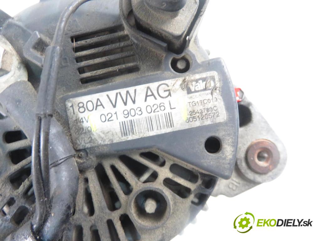 VW PASSAT B6 (3C2) SEDAN 2005 103,00 2.0 TDI 16V - BKP 1968,00 Alternátor 021903026L (Alternátory)