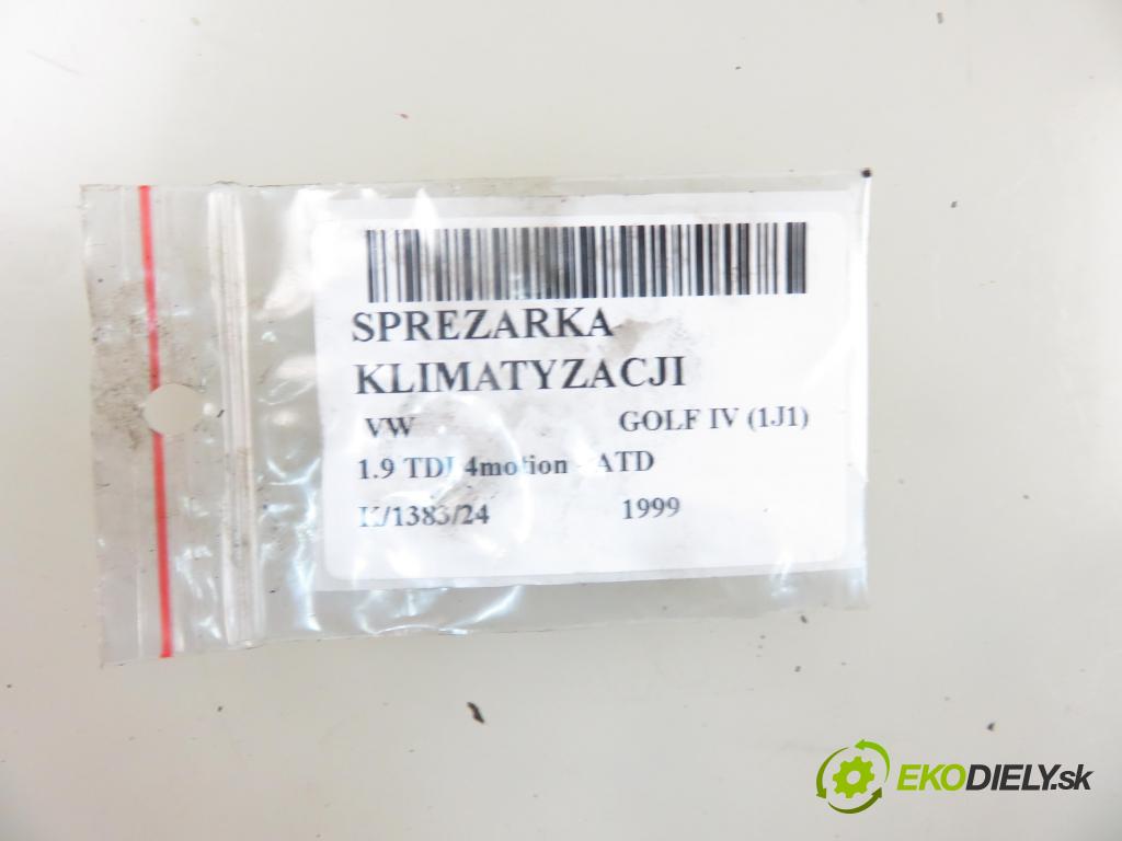 VW GOLF IV (1J1) HB 1999 74,00 1.9 TDI 4motion - ATD 1896,00 KOMPRESOR: klimatizácie 1J0820803F (Kompresory klimatizácie)