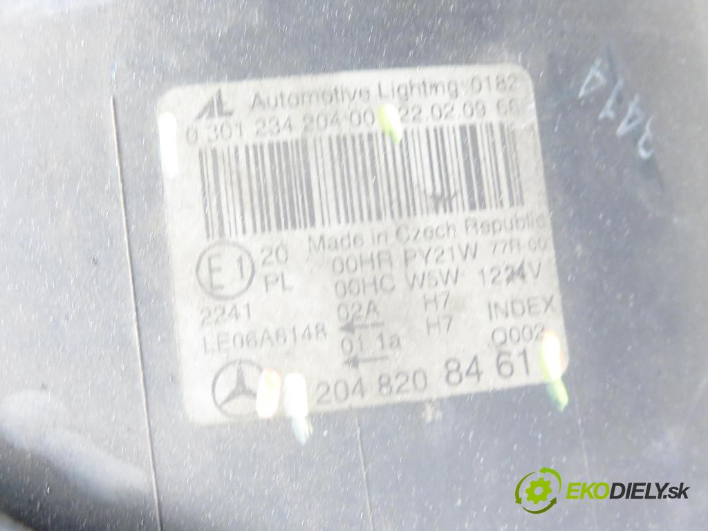 MERCEDES-BENZ KLASA C T-Model (S204) KOMBI 2009 100,00 C 200 CDI (204.207) - OM 646.811 2148,00 světlo PP 2048208461 ; 030123420400