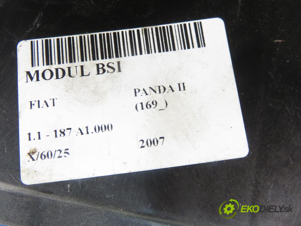 FIAT PANDA (169_) HB 2007 40,00 1.1 54 - 187 A1.000 1108,00 MODUL BSI S118578020J ; 51783782