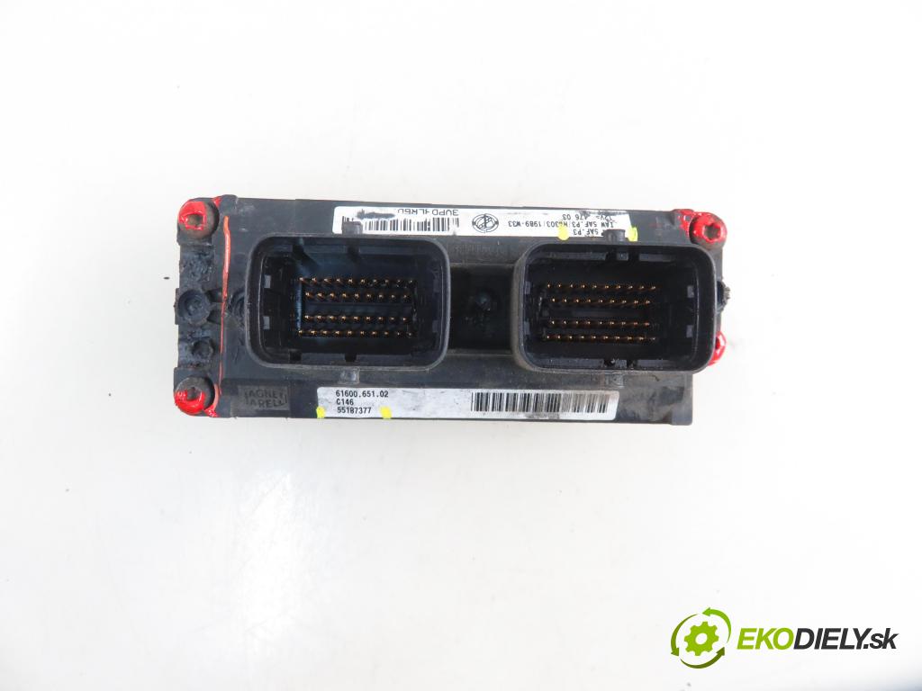FIAT PUNTO (188_) HB 2003 44,00 1.2 60 - 188 A4.000 1242,00 Riadiaca jednotka Motor IAW5AFP3 ; 55187377