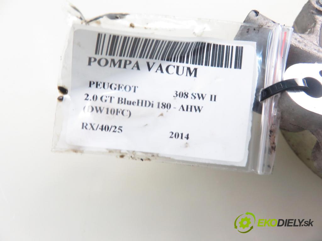 PEUGEOT 308 SW II KOMBI 2014 133,00 2.0 GT BlueHDi 180 - AHW (DW10FC) 1997,00 Pumpa vákuová 7042250300 ; 9674192280