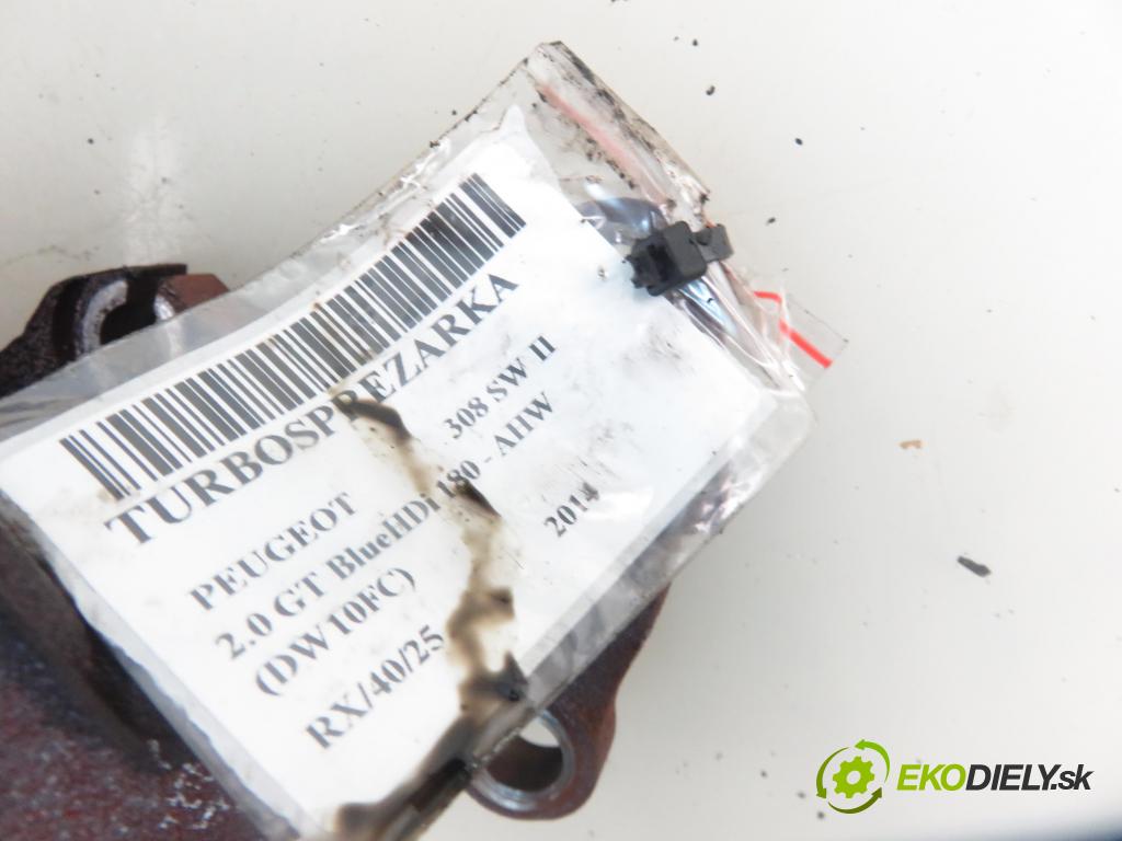 PEUGEOT 308 SW II KOMBI 2014 133,00 2.0 GT BlueHDi 180 - AHW (DW10FC) 1997,00 RYCHLONABÍJEČKA: 9807873180 ; 53039700394 (Turbodúchadla (kompletní))