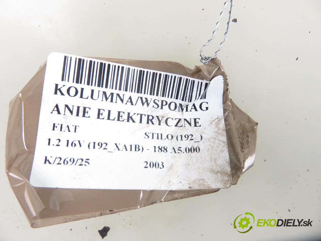FIAT STILO (192_) HB 2003 59,00 1.2 16V 80 - 188 A5.000 1242,00 SLOUPEC / PODPORA elektrický 00046846857