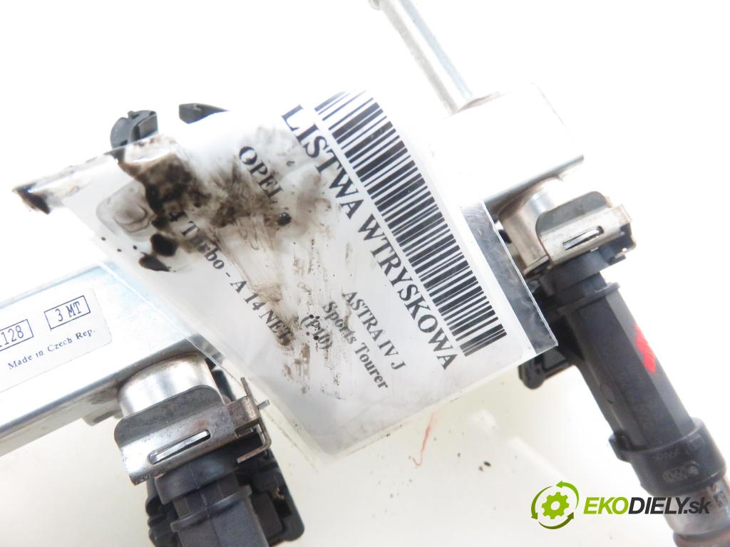 OPEL ASTRA J Sports Tourer (P10) KOMBI 2011 103,00 1.4 Turbo - A 14 NET 1364,00 Lišta vstrekovacia 0280151247 ; 55565971 (Vstrekovacie lišty)