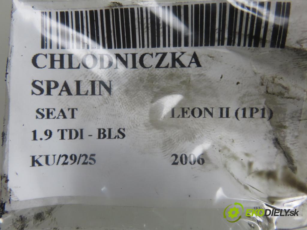 SEAT LEON (1P1) HB 2006 77,00 1.9 TDI - BLS 1896,00 Chladič spalín 03G131512S