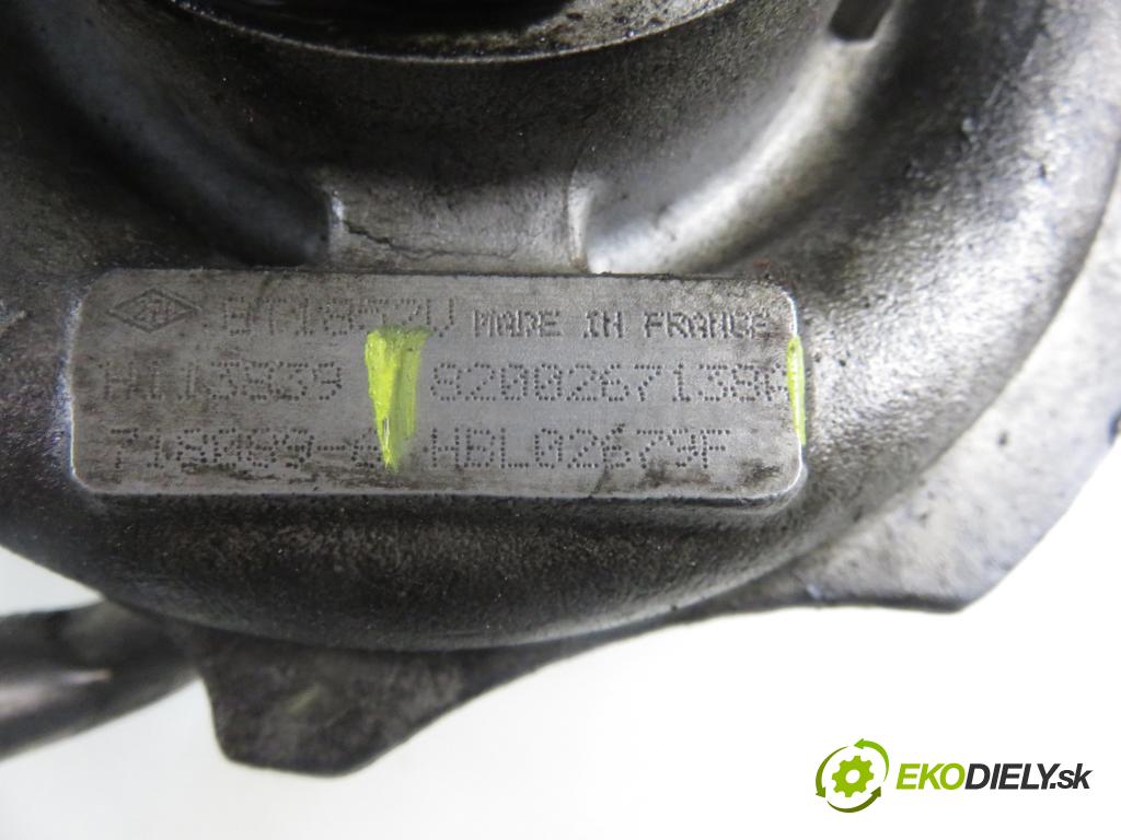 RENAULT ESPACE IV (JK0/1_) MINIVAN 2003 110,00 2.2 dCi (JK0H) 150 - G9T 742 2188,00 RYCHLONABÍJEČKA: 8200267138A (Turbodúchadla (kompletní))