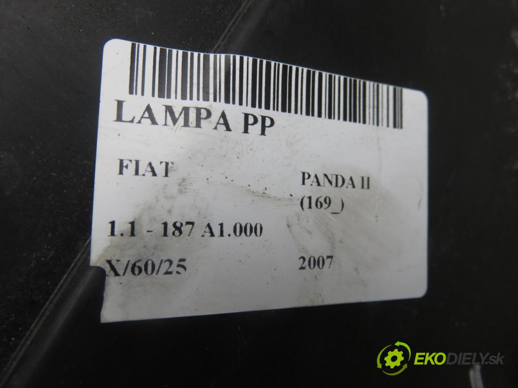 FIAT PANDA (169_) HB 2007 40,00 1.1 54 - 187 A1.000 1108,00 světlo PP 41680748DX