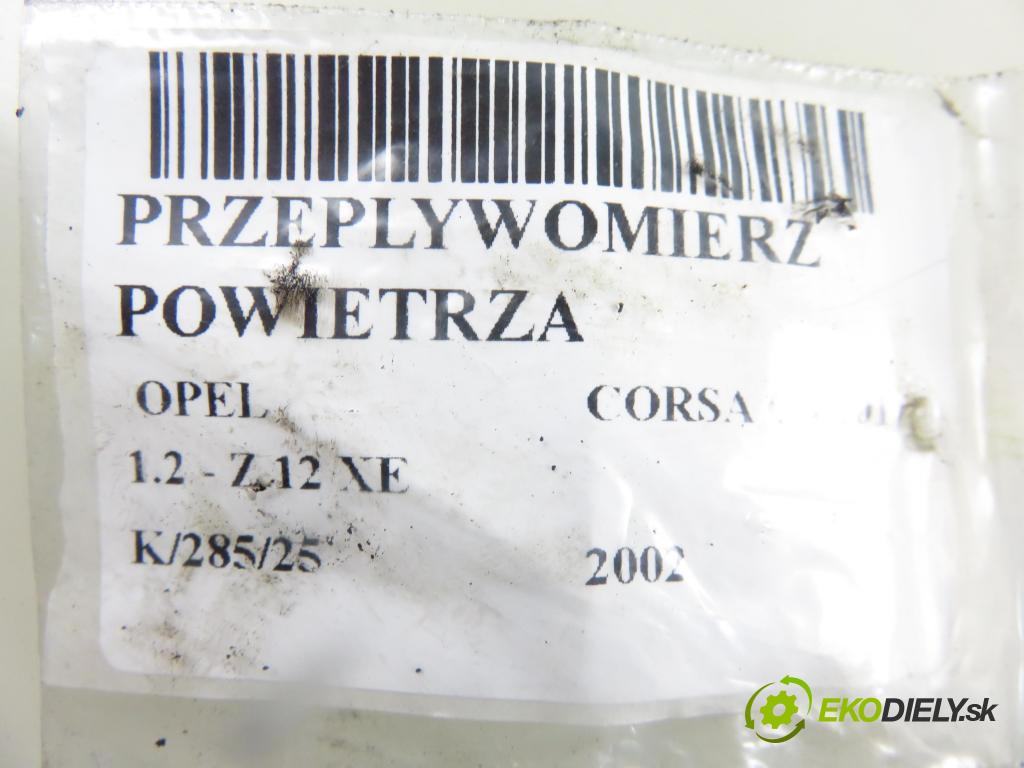 OPEL CORSA C (X01) HB 2002 55,00 1.2 16V 75 - Z 12 XE 1199,00 váha vzduchu vzduchu F00C2G2059