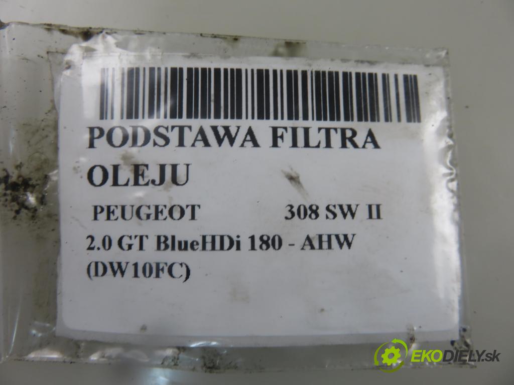 PEUGEOT 308 SW II KOMBI 2014 133,00 2.0 GT BlueHDi 180 - AHW (DW10FC) 1997,00 Obal filtra oleja (Obaly filtrov oleja)