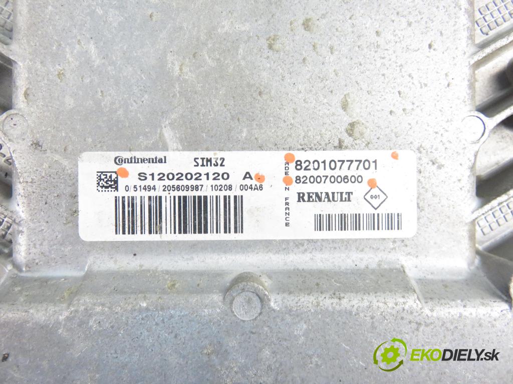 RENAULT CLIO III Grandtour (KR0/1_) KOMBI 2010 76,00 1.2 16V TCE - D4F 786 1149,00 Riadiaca jednotka Motor S120202120A ; 8201077701 ; 8200700600