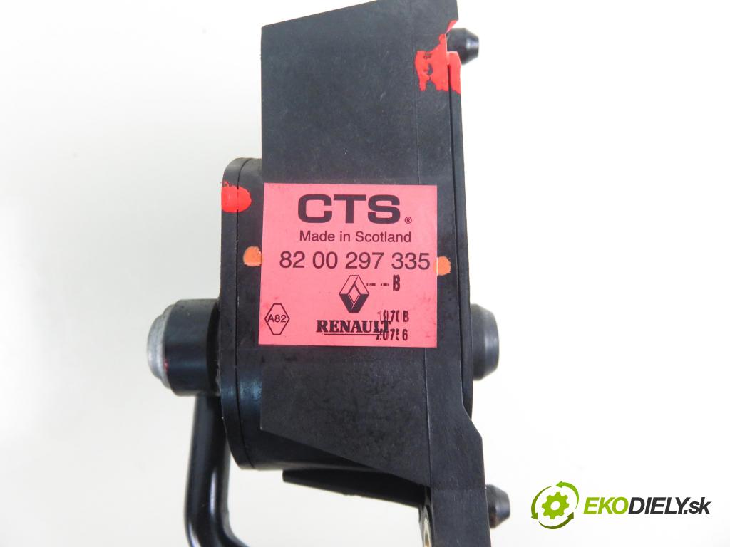 RENAULT CLIO III Grandtour (KR0/1_) KOMBI 2010 76,00 1.2 16V TCE - D4F 786 1149,00 Potenciometer plynu 8200297335B (Pedále)