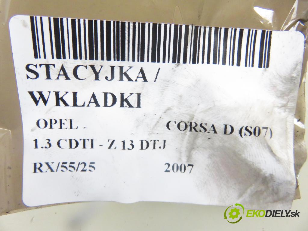OPEL CORSA D (S07) HB 2007 55,00 1.3 CDTI - Z 13 DTJ 1248,00 spinačka 55703083 (Spínacie skrinky a kľúče)