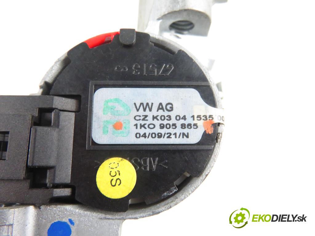 AUDI A3 (8P1) HB 2006 103,00 2.0 TDI PD 16V 140 1968,00 spinačka 1K0905851B ; 1K0905865 (Spínacie skrinky a kľúče)