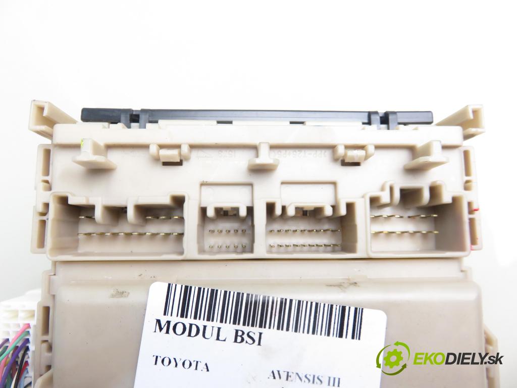 TOYOTA AVENSIS sedan (_T27_) SEDAN 2016 105,00 2.0 D-4D (WWT271_) - 2WW 1995,00 MODUL BSI 8273005J60