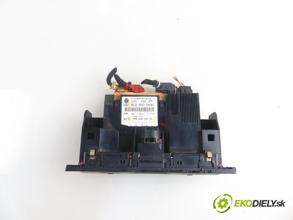 AUDI A3 (8L1) HB 2002 132,00 1.8 T 180 - AUQ 1781,00 Panel kúrenia KLIMATRONIK 8L0820043H ; 5HB00818410