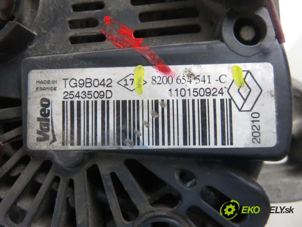 RENAULT CLIO III Grandtour (KR0/1_) KOMBI 2010 76,00 1.2 16V TCE - D4F 786 1149,00 Alternátor 8200654541C (Alternátory)