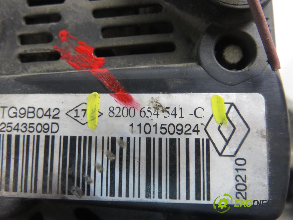 RENAULT CLIO III Grandtour (KR0/1_) KOMBI 2010 76,00 1.2 16V TCE - D4F 786 1149,00 Alternátor 8200654541C (Alternátory)