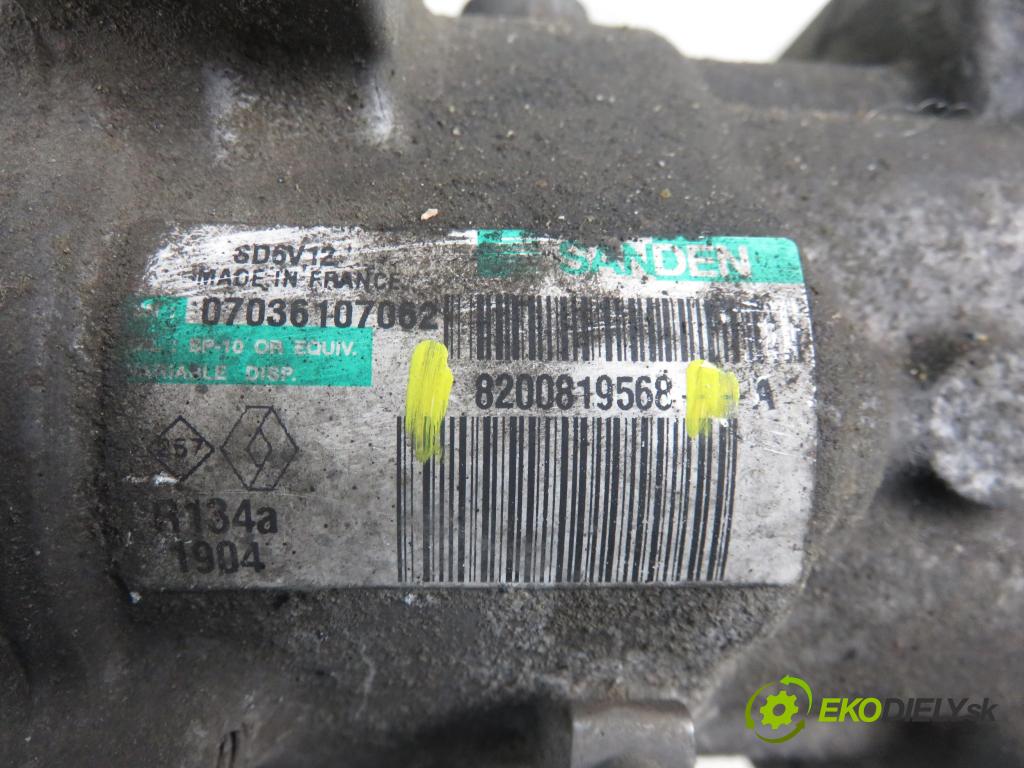 RENAULT CLIO III Grandtour (KR0/1_) KOMBI 2010 76,00 1.2 16V TCE - D4F 786 1149,00 KOMPRESOR: klimatizácie 8200819568 (Kompresory klimatizácie)