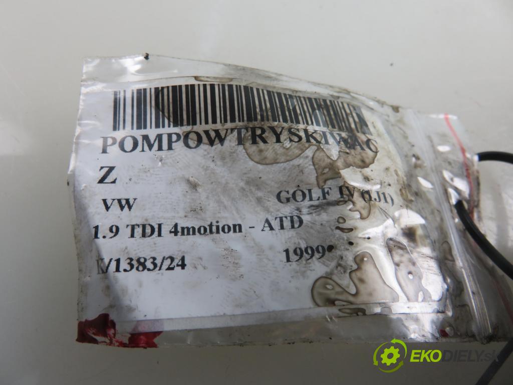 VW GOLF IV (1J1) HB 1999 74,00 1.9 TDI 4motion - ATD 1896,00 Vstrekovač 038130073AJ ; 0414720037 (Vstrekovače)