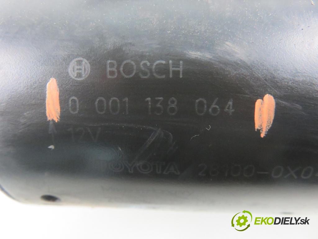 TOYOTA AVENSIS sedan (_T27_) SEDAN 2016 105,00 2.0 D-4D (WWT271_) - 2WW 1995,00 startér 0001138064 (Startér)