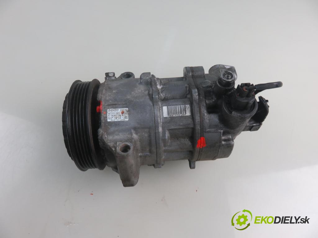 TOYOTA AVENSIS sedan (_T27_) SEDAN 2016 105,00 2.0 D-4D (WWT271_) - 2WW 1995,00 KOMPRESOR: klimatizácie 4472500852 (Kompresory klimatizácie)