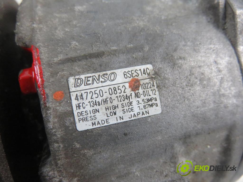 TOYOTA AVENSIS sedan (_T27_) SEDAN 2016 105,00 2.0 D-4D (WWT271_) - 2WW 1995,00 KOMPRESOR: klimatizácie 4472500852 (Kompresory klimatizácie)