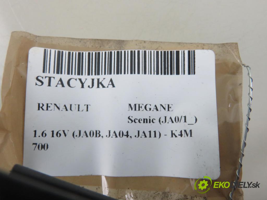 RENAULT MEGANE Scenic (JA0/1_) MINIVAN 1999 79,00 1.6 16V 107 - K4M 700 1598,00 spinačka  (Spínacie skrinky a kľúče)