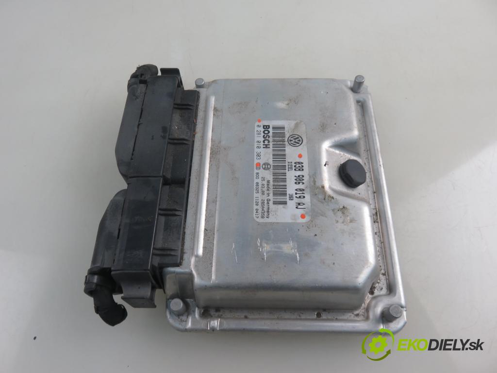 VW PASSAT B5 Variant (3B5) KOMBI 2000 85,00 1.9 TDI - ATJ 1896,00 Riadiaca jednotka Motor 038906019AJ ; 0281010303