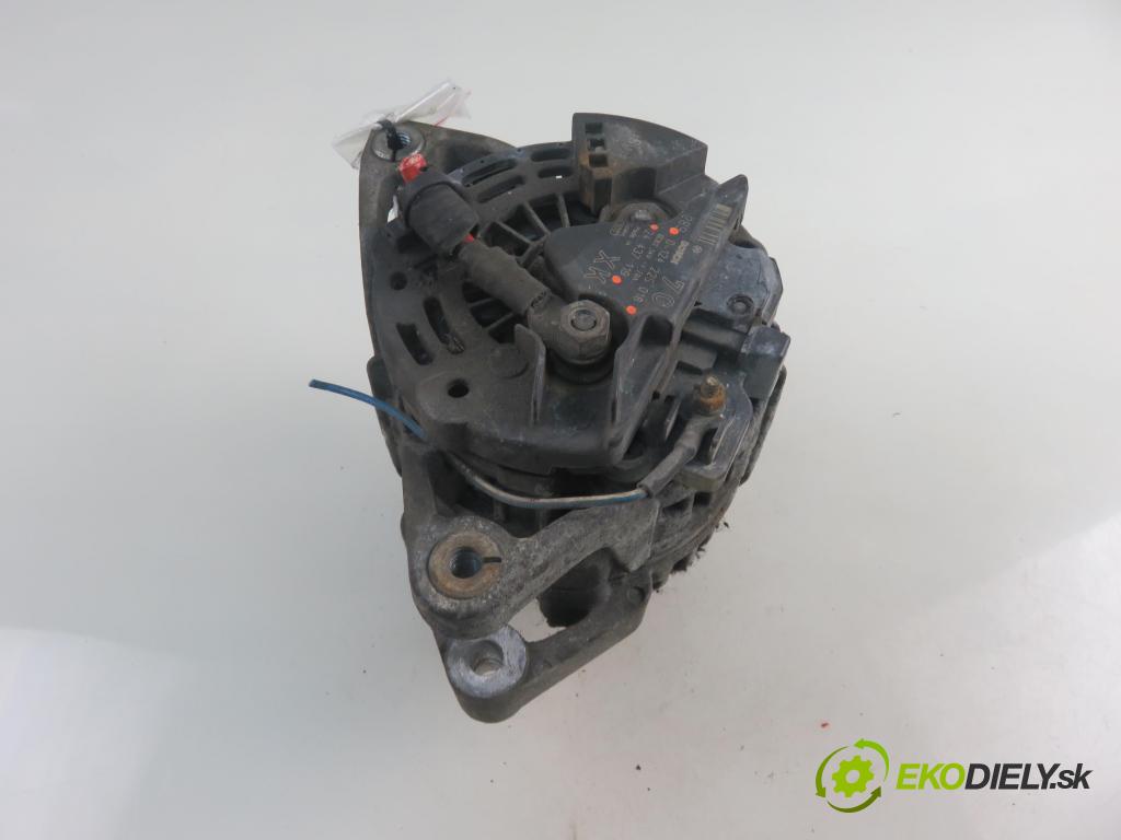 OPEL CORSA C (X01) HB 2002 55,00 1.2 16V 75 - Z 12 XE 1199,00 Alternátor 0124225018 ; 24437119 (Alternátory)