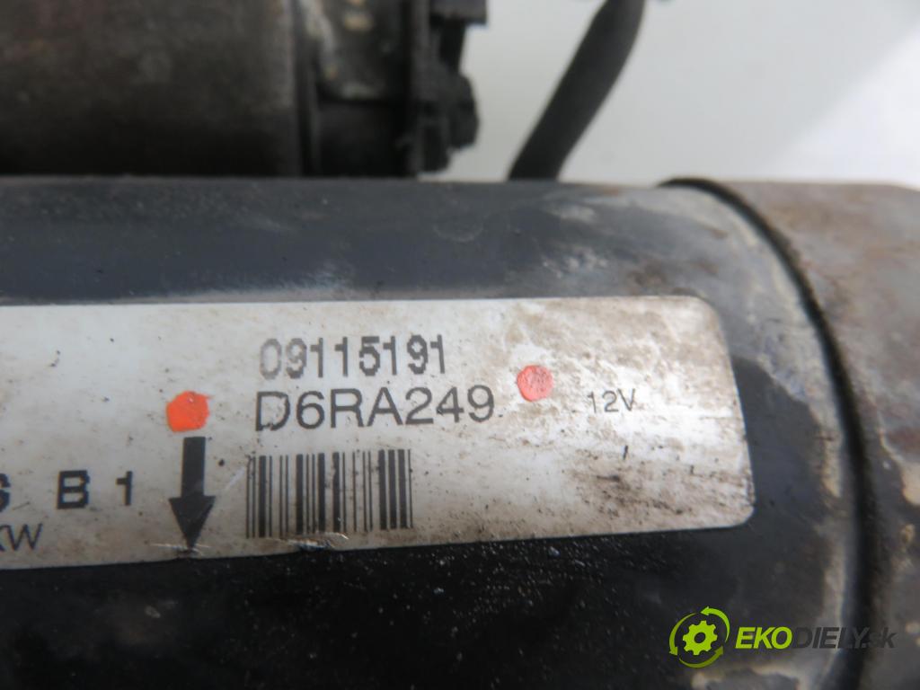 OPEL CORSA C (X01) HB 2002 55,00 1.2 16V 75 - Z 12 XE 1199,00 Štartér D6RA249 (Štartéry)