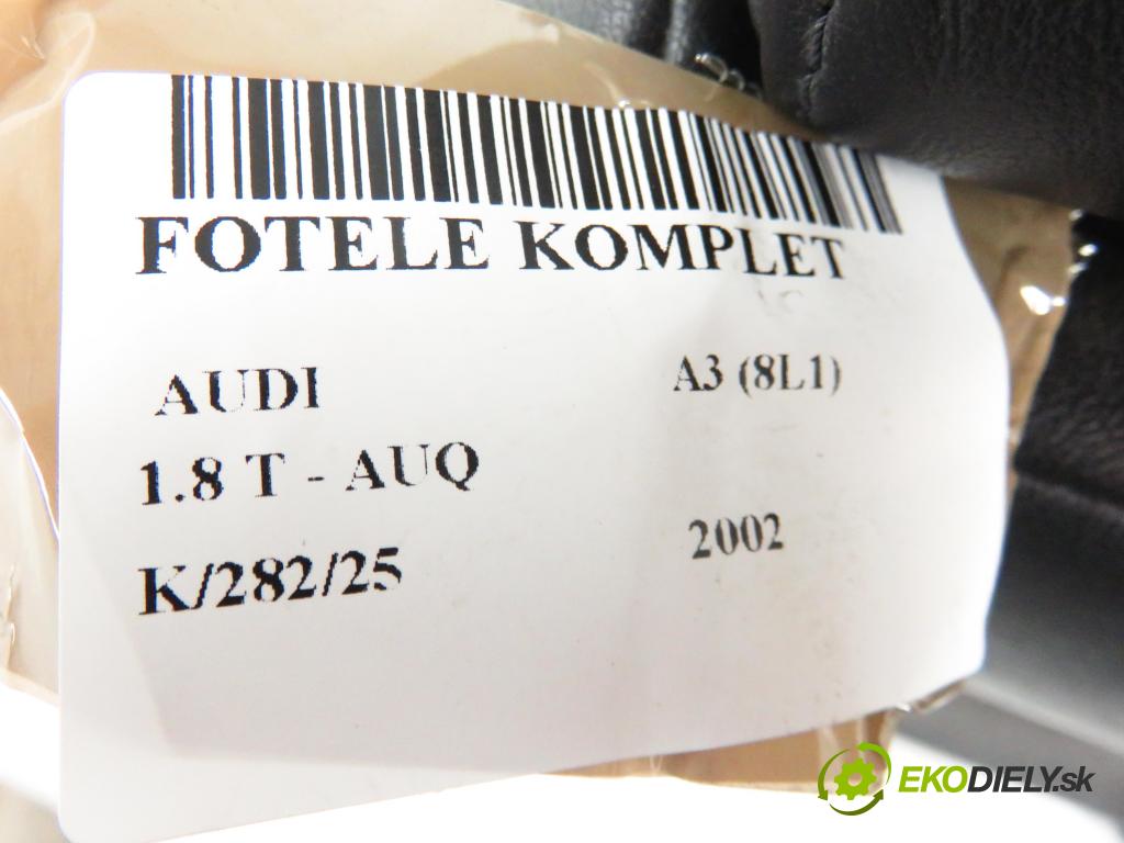 AUDI A3 (8L1) HB 2002 132,00 1.8 T 180 - AUQ 1781,00 Sedadlá, sedačky