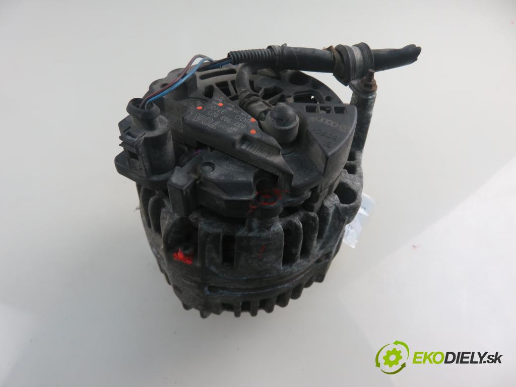 VW POLO CLASSIC (6V2) SEDAN 2000 55,00 75 1.4 16V - AUA 1390,00 Alternátor 037903025L ; 0124315005 (Alternátory)