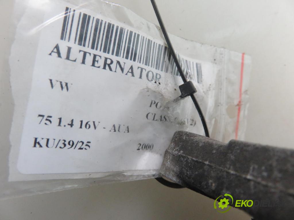 VW POLO CLASSIC (6V2) SEDAN 2000 55,00 75 1.4 16V - AUA 1390,00 Alternátor 037903025L ; 0124315005 (Alternátory)
