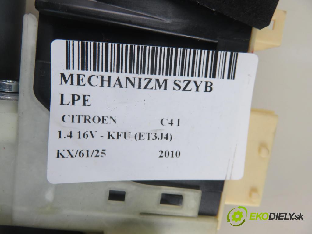 CITROEN C4 I (LC_) HB 2010 65,00 1.4 16V 88 - KFU 1360,00 mechanismus oken 9681576080 ; 9657133680