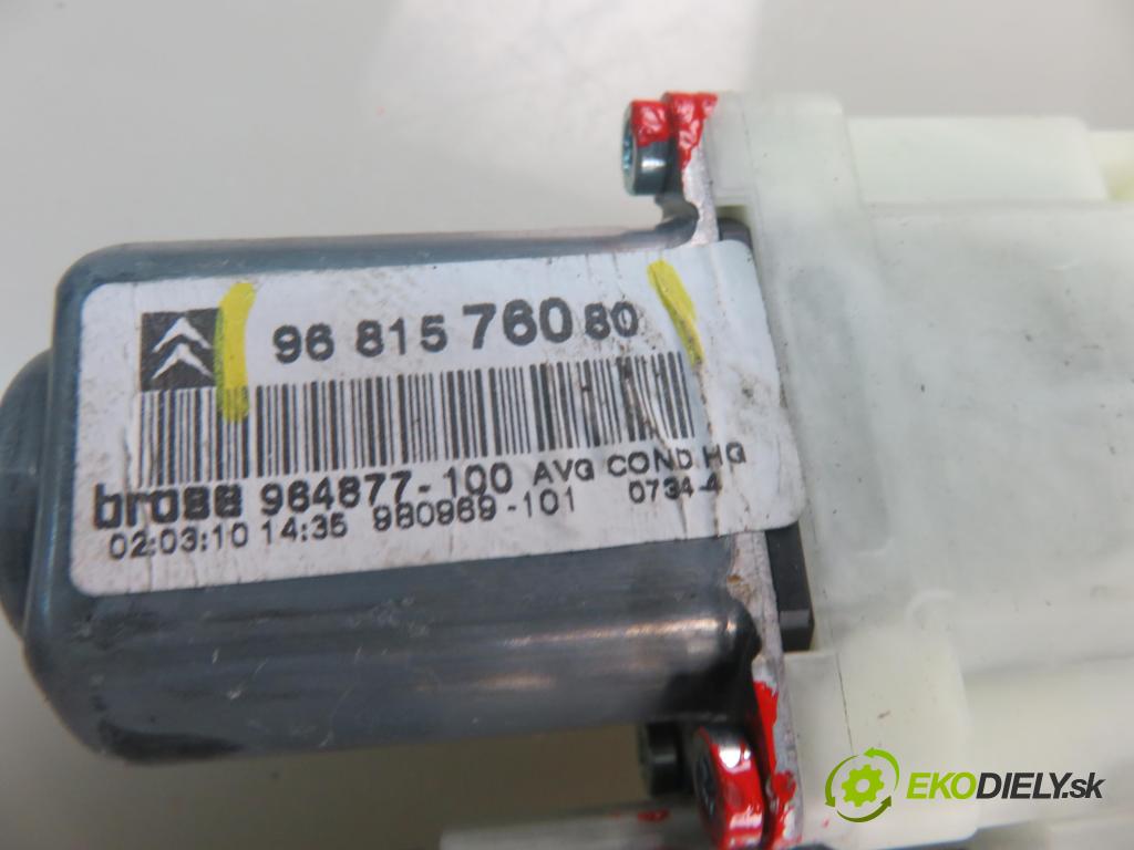 CITROEN C4 I (LC_) HB 2010 65,00 1.4 16V 88 - KFU 1360,00 mechanismus oken 9681576080 ; 9657133680