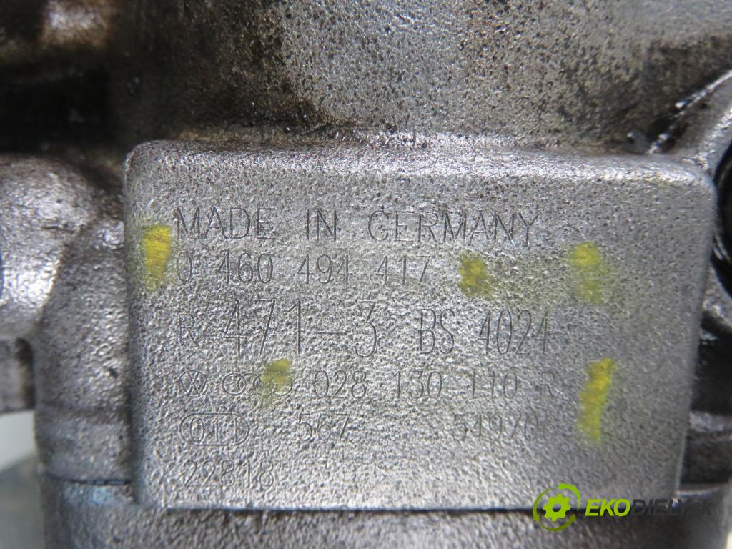 VW TRANSPORTER IV Skrzynia (70XA) FURGON 1995 50,00 1.9 TD 68 - ABL 1896,00 Pumpa vstrekovacia 028130110R ; 0460494417 (Vstrekovacie čerpadlo)