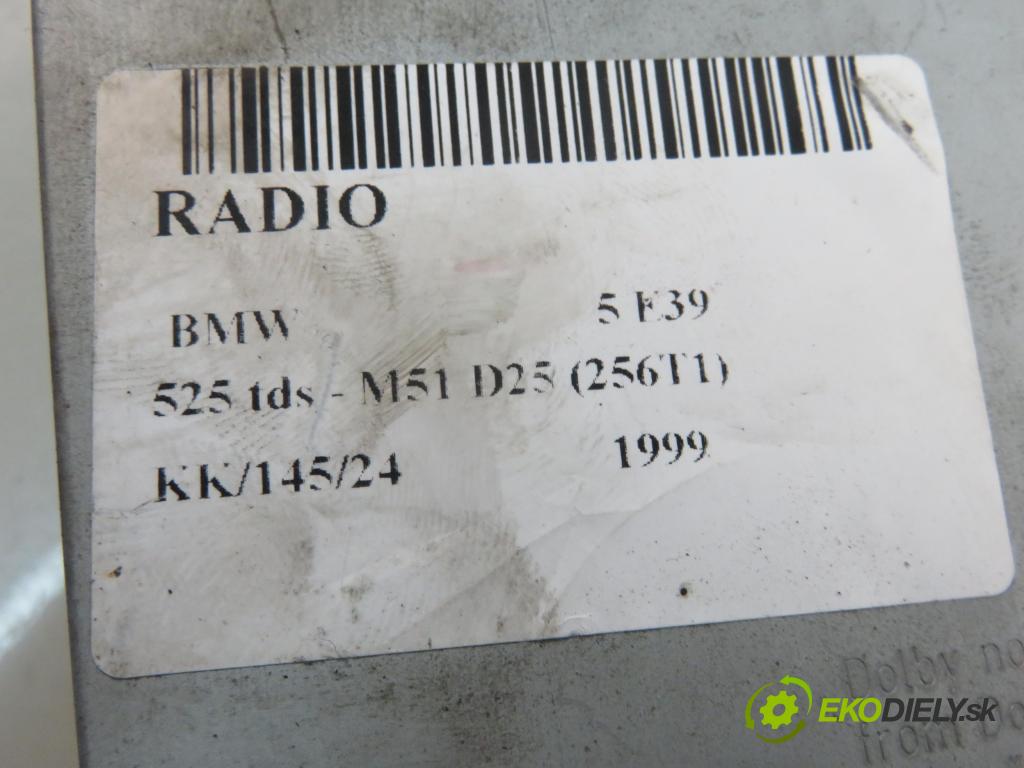 BMW 5 (E39) SEDAN 1999 105,00 2.5 525 tds 143 2497,00 RADIO CD Modul