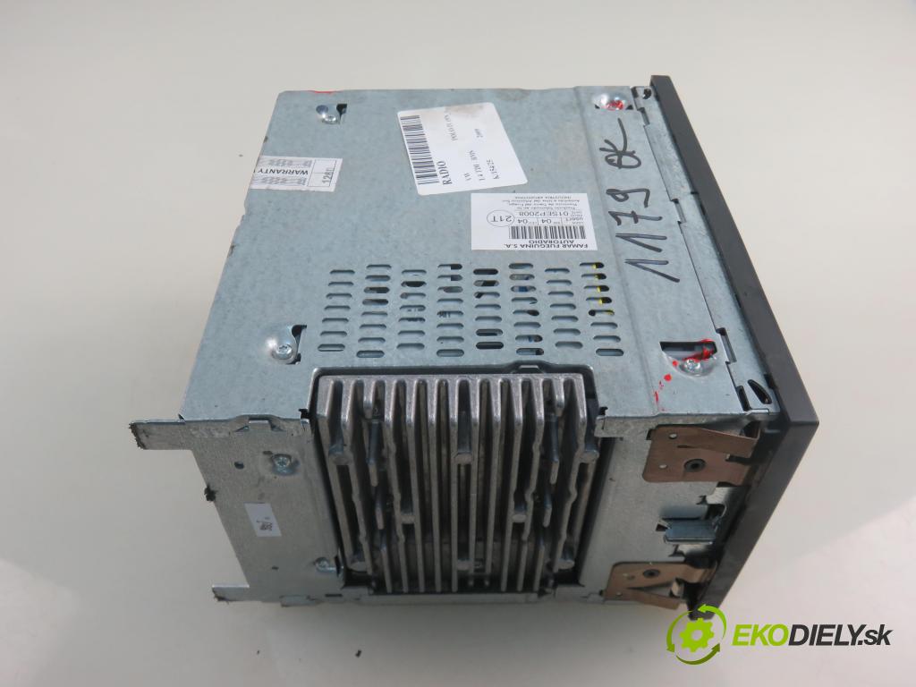 VW POLO (9N_) HB 2009 59,00 1.4 TDI - BMS 1422,00 RADIO CD 6Q0035152E