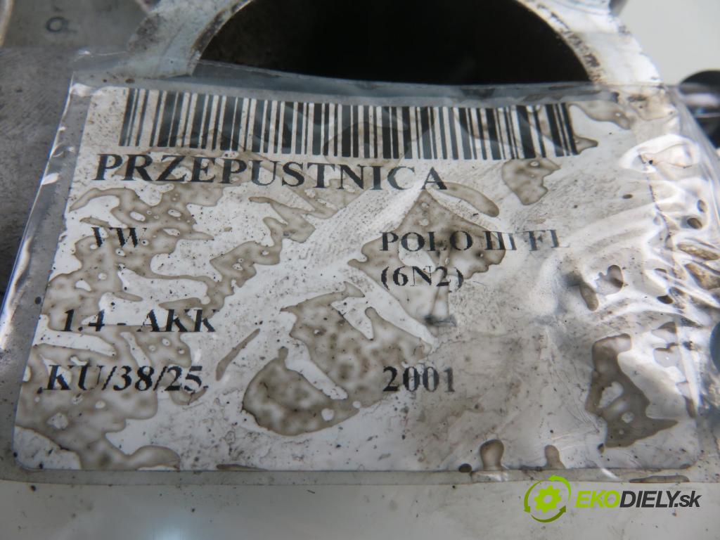 VW POLO (6N2) HB 2001 44,00 1.4 60 - AKK 1390,00 Škrtiaca klapka 030133062C (Škrtiace klapky)