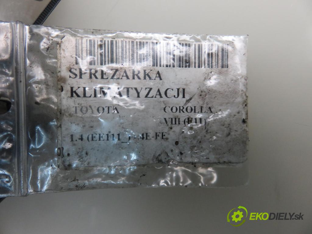 TOYOTA COROLLA Liftback (_E11_) LIFTBACK 2001 63,00 1.4 (EE111_) - 4E-FE 1332,00 KOMPRESOR: klimatizácie  (Kompresory klimatizácie)