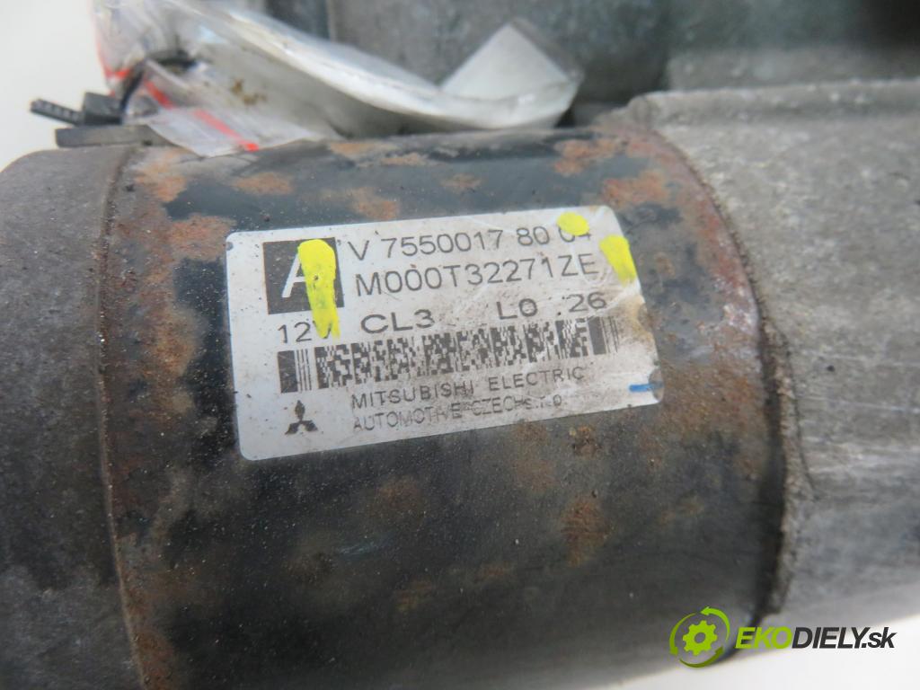 CITROEN C3 II (SC_) HB 2011 70,00 1.4 VTi 95 - 8FP (EP3) 1397,00 Štartér M000T32271ZE ; V755001780 (Štartéry)