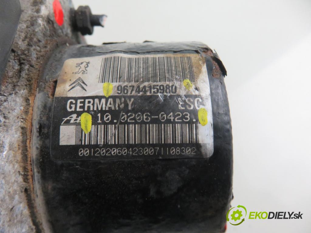 CITROEN C3 II (SC_) HB 2011 70,00 1.4 VTi 95 - 8FP (EP3) 1397,00 Pumpa ABS 10096039263 ; 9674415980 ; 1002060423 (Pumpy ABS)